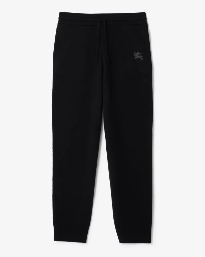 Burberry Wollmisch-Trainingshose Schwarz