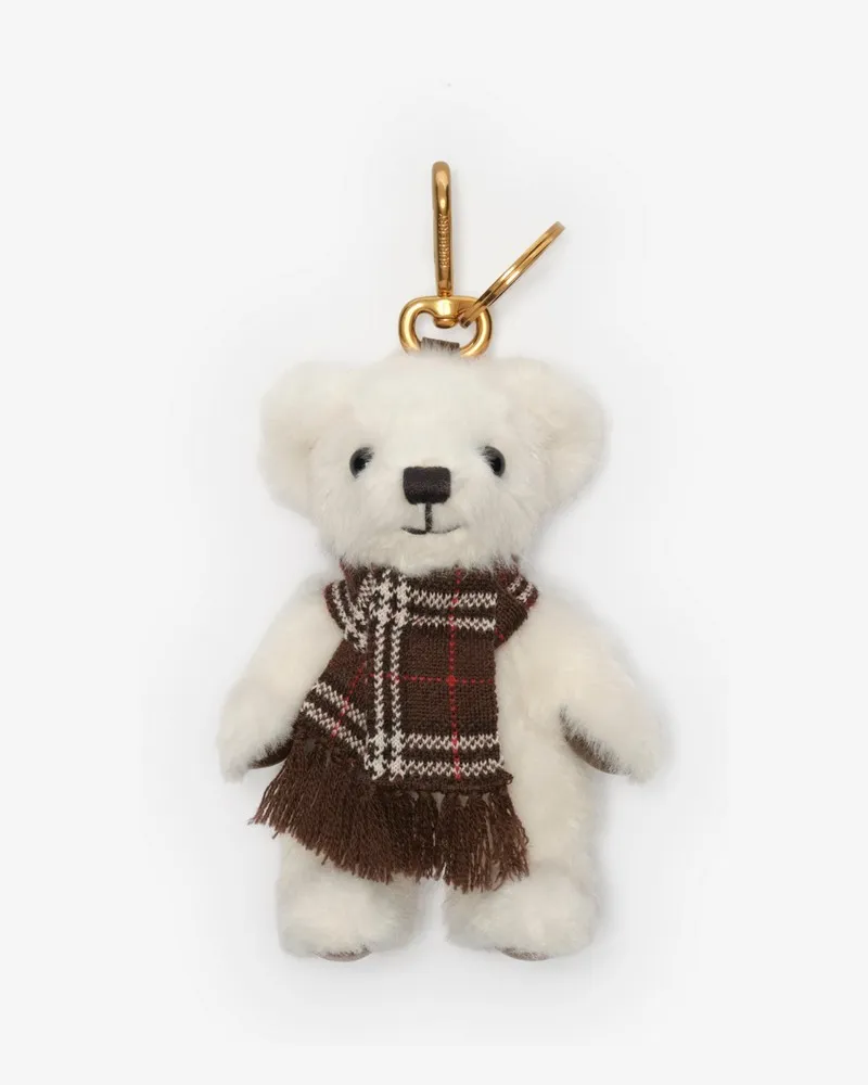 Burberry Thomas Teddybär-Anhänger Chocolate-braun