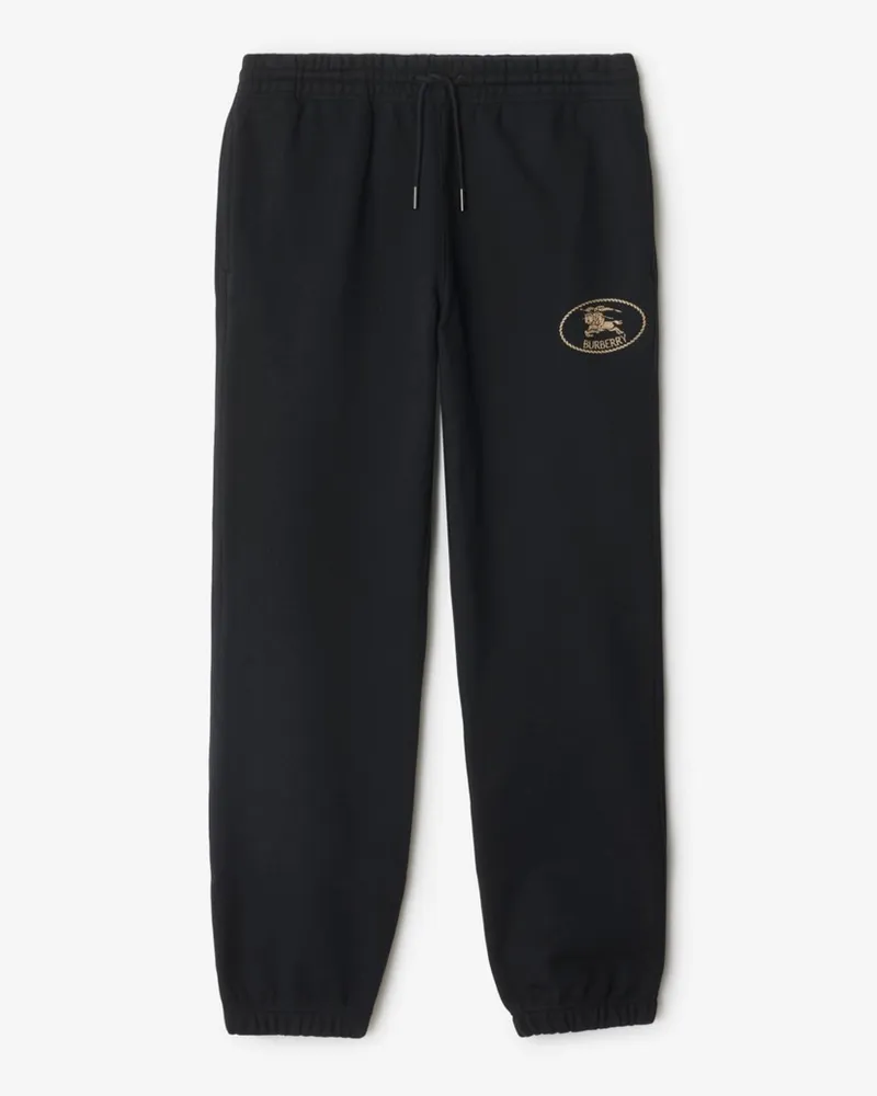 Burberry Baumwoll-Trainingshose Schwarz