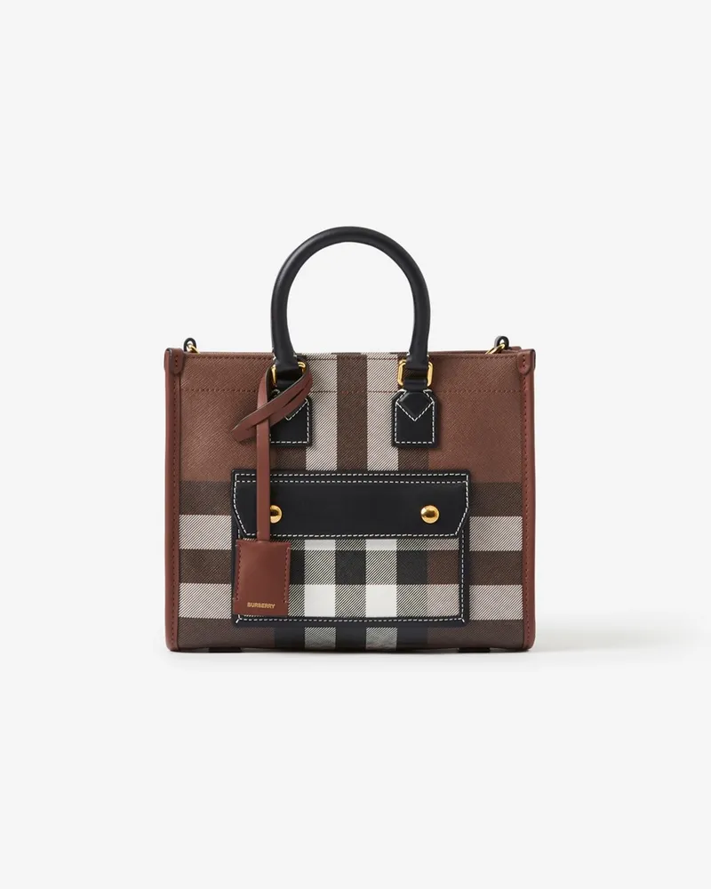 Burberry Henkeltasche „Freya“ im Kleinformat Dunkles