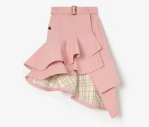 Gerüschter Gabardine-Trenchrock , Size