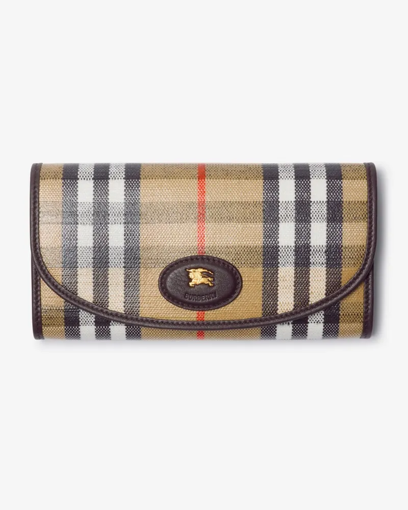 Burberry Brieftasche „Highlands“ im Kontinentalformat Sand