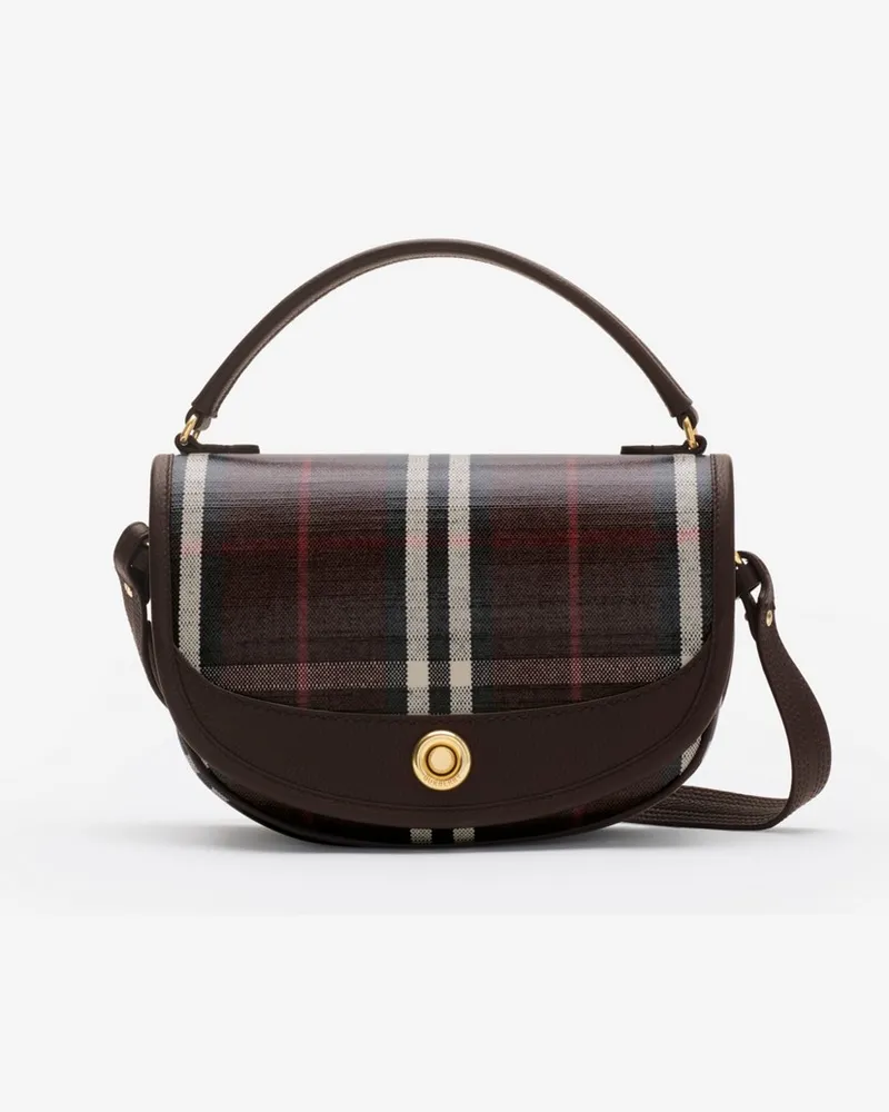 Burberry Crossbody-Tasche „Highlands Mahogany-rot