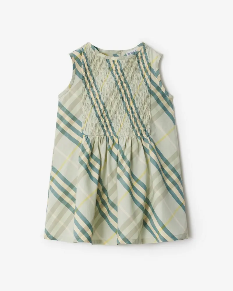 Burberry Baumwollkleid in Check Breeze