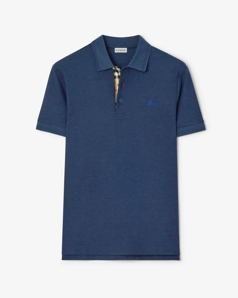 Burberry Baumwoll-Poloshirt , Size Denim