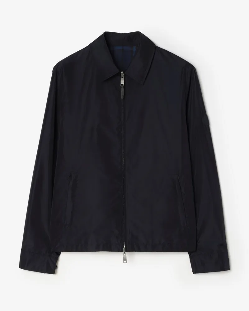 Burberry Wendbare Harrington-Jacke „Bloomsbury“ aus Nylon , Size Navy