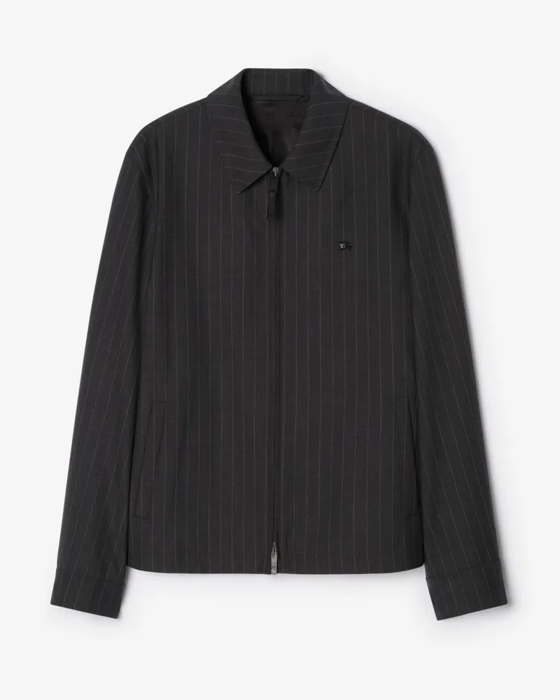 Burberry Woll-Trainingsjacke „Bloomsbury“ , Size Iron-grau