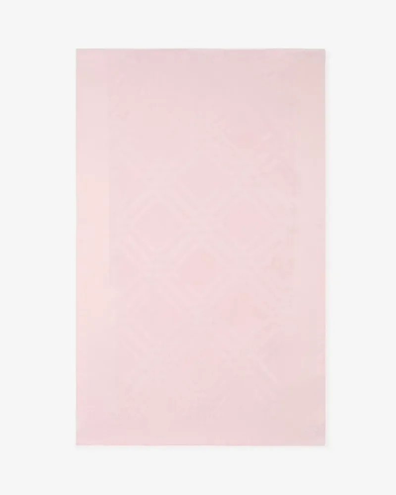 Burberry Breiter Seidenschal in Check Mallow