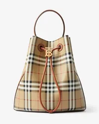 Burberry Kleine TB Bucket Bag Vintage-beige