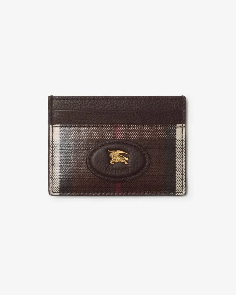 Burberry Kartenetui „Highland Mahogany-rot