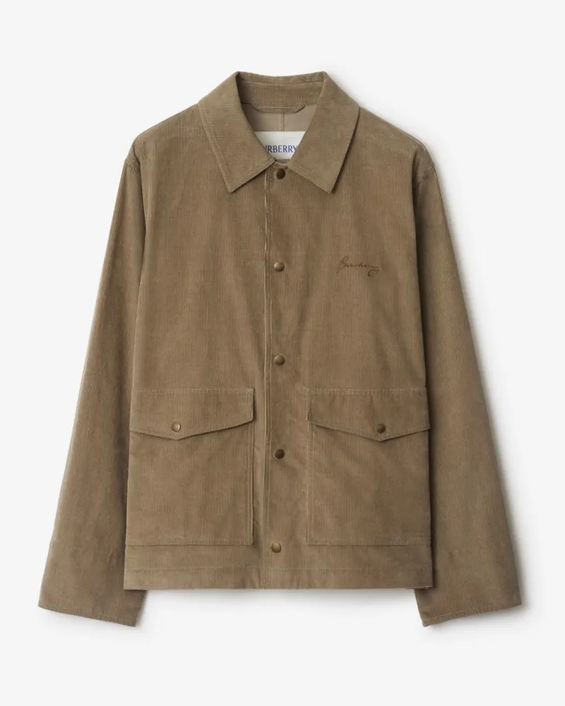 Burberry Cordjacke Puddle-beige