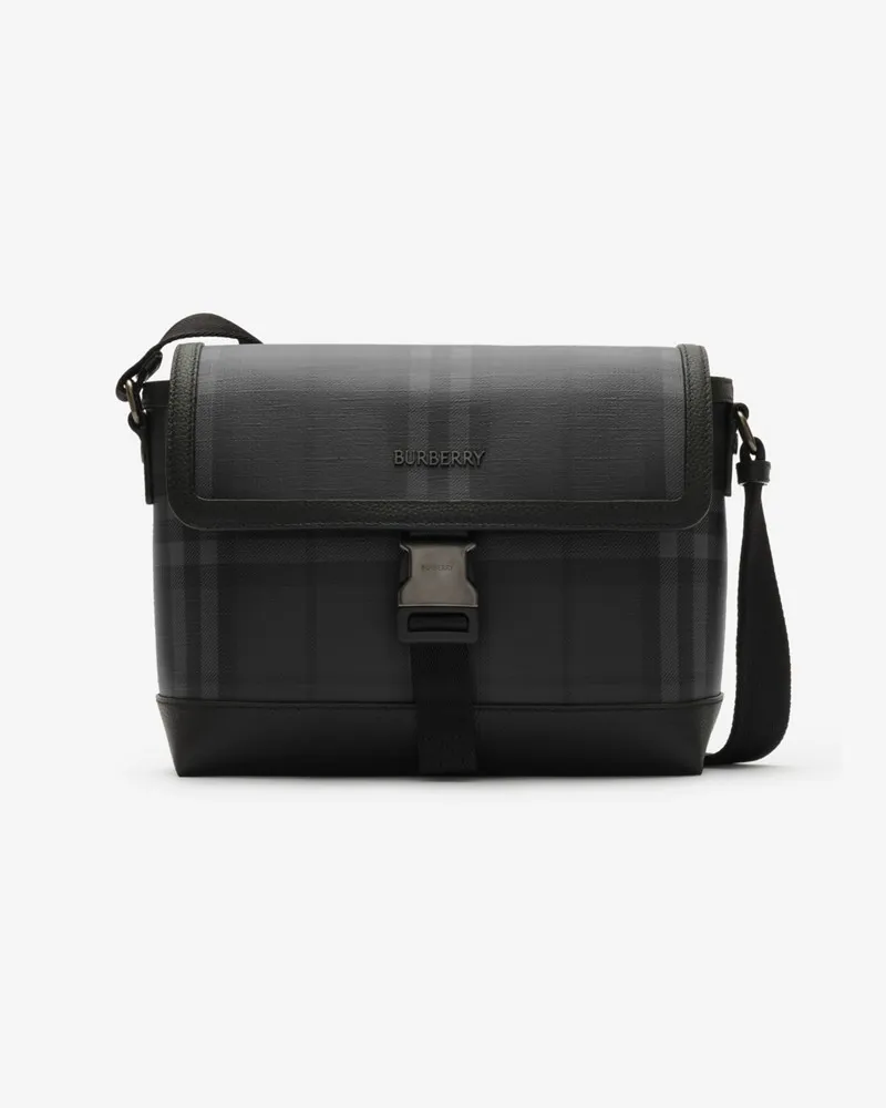 Burberry Kleine Messenger-Tasche „City Check“ mit Clip Iron