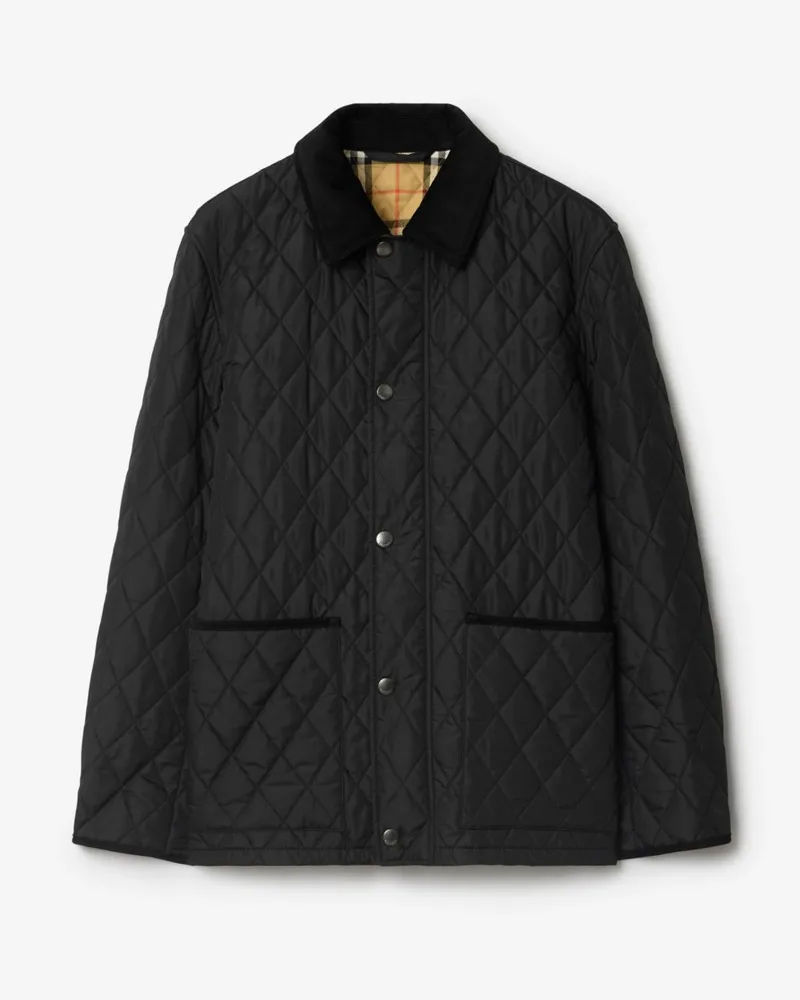 Burberry Nylon-Steppjacke „Haddington Black