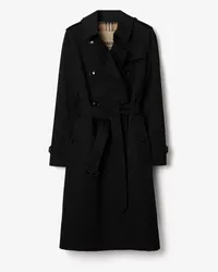 Burberry Langer Heritage-Trenchcoat „Kensington Schwarz