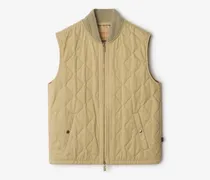 Steppweste aus Gabardine