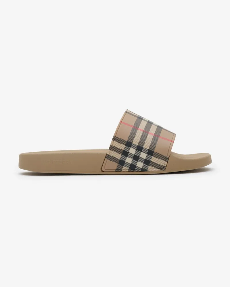 Burberry Slides in Check , Size Arch