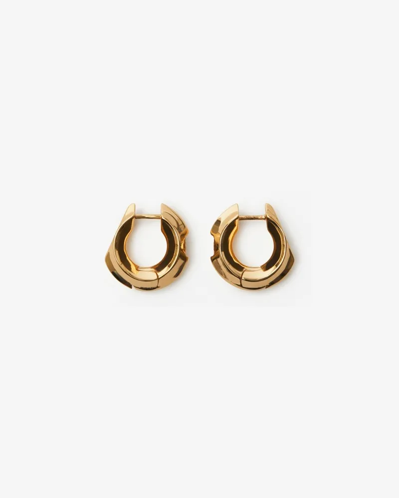Burberry Kleine Creolen-Ohrringe „Hollow Gold