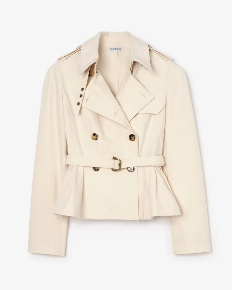 Burberry Baumwoll-Trenchjacke „Isabella“ , Size Linen-beige