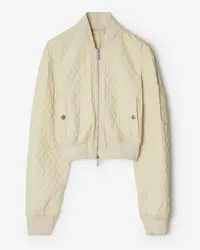 Burberry Cropped-Bomber-Steppjacke Plaster