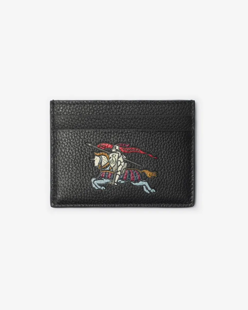 Burberry Kartenetui mit EKD-Motiv Schwarz