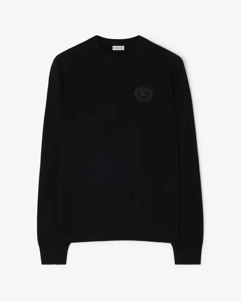 Burberry Wollpullover Schwarz