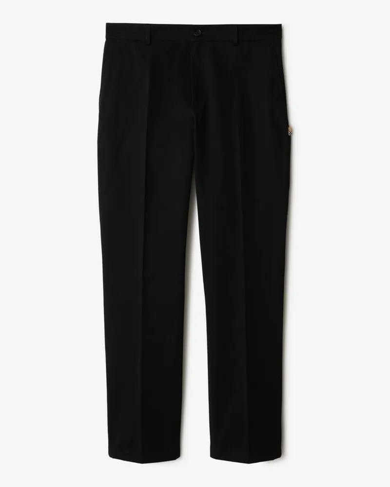 Burberry Baumwoll-Chinos Schwarz