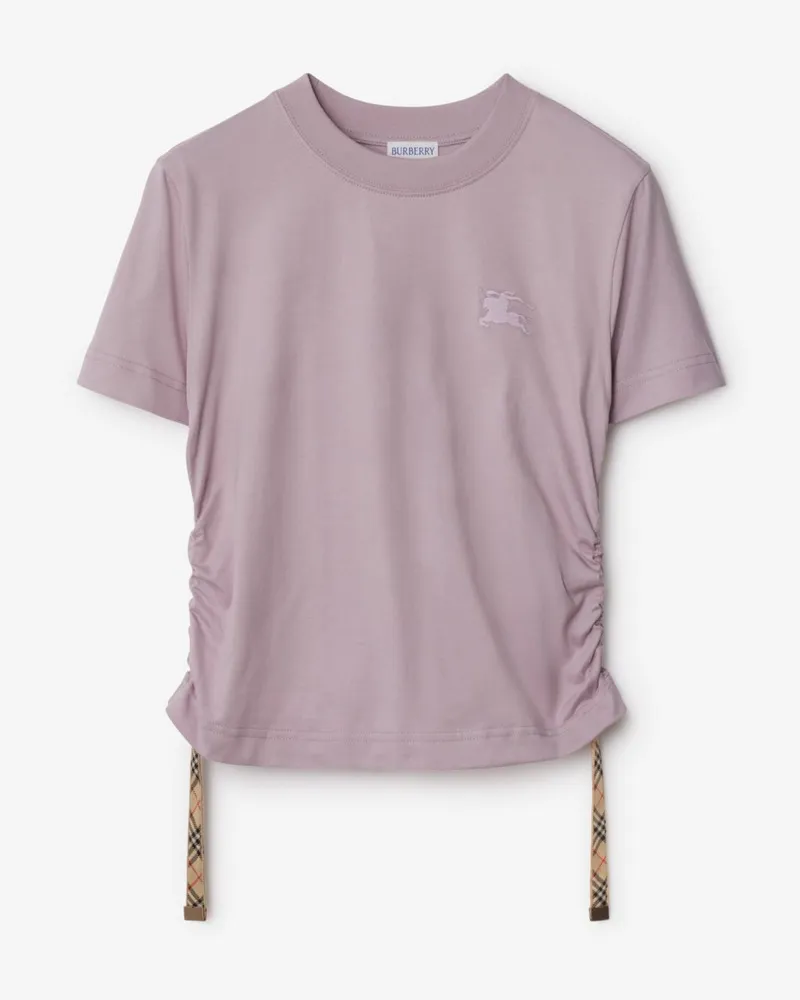 Burberry Festival-T-Shirt aus Baumwolle Wisteria