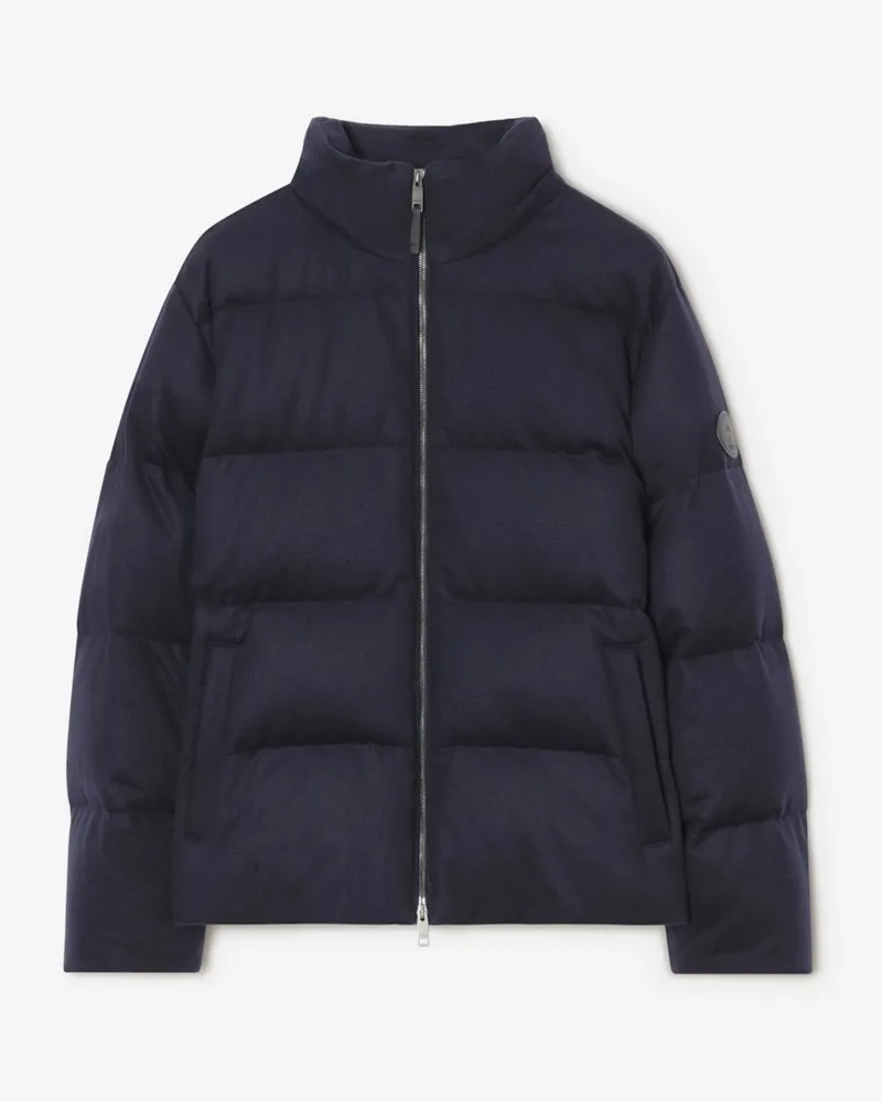 Burberry Wattierte Jacke aus Kaschmir , Size Navy