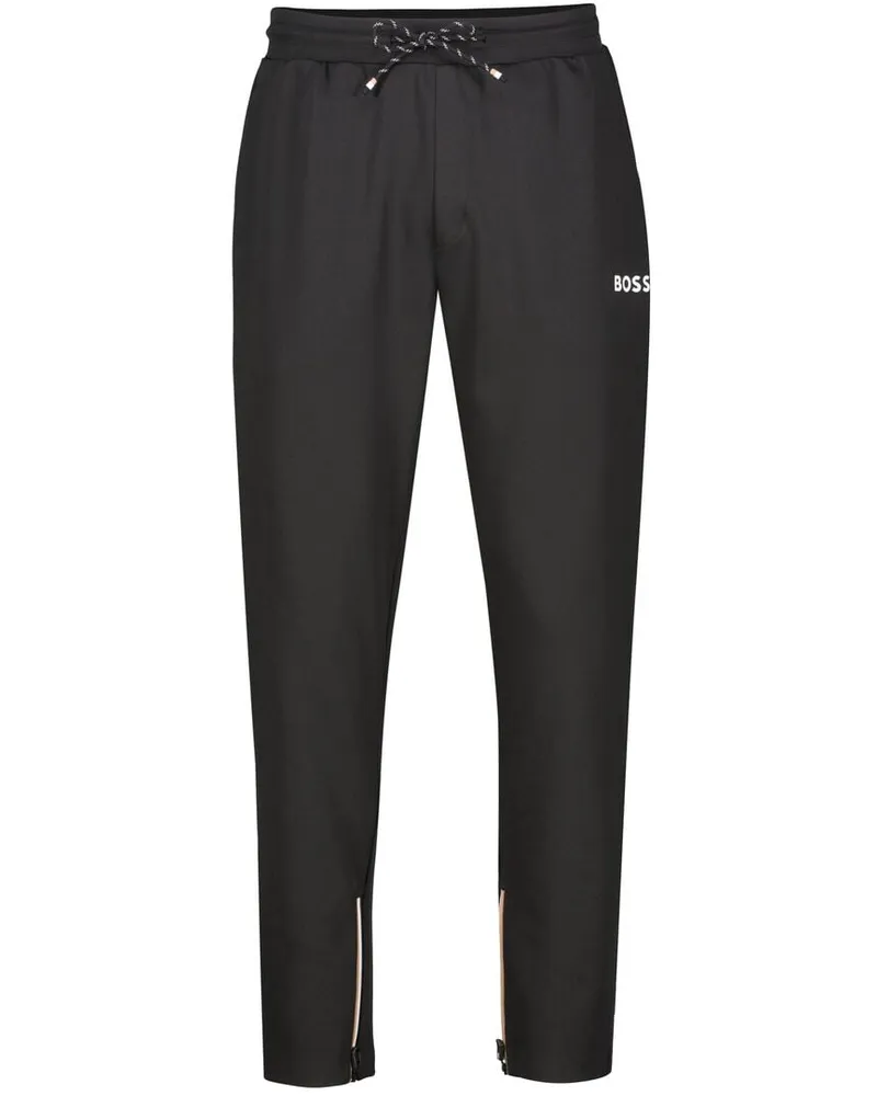 HUGO BOSS Herren Jogginghose JT_TOC SPIN LONG Schwarz