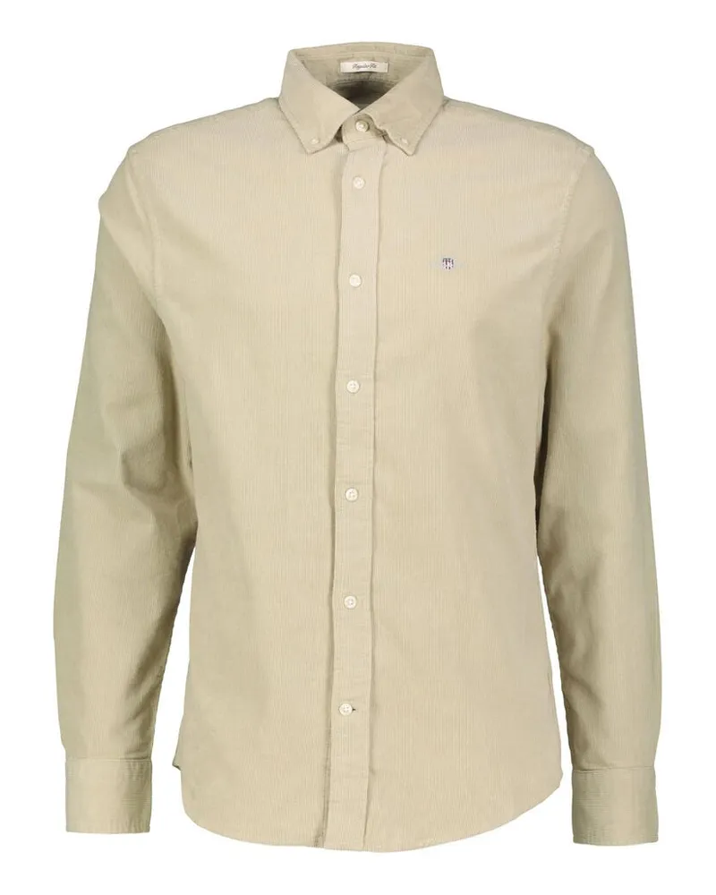 Gant Herren Cordhemd CORDUROY SHIRT Regular Fit Beige