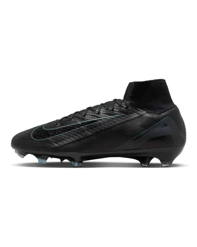 Nike Herren Fußballschuhe MERCURIAL SUPERFLY 10 ELITE Rasen Schwarz