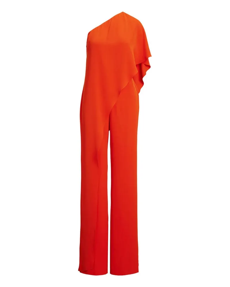 Ralph Lauren Damen Jumpsuit mit Cape Braun