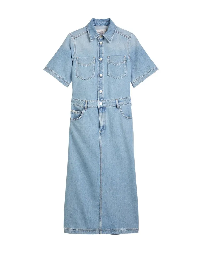 Marc O'Polo Damen Jeanskleid aus Baumwolle Bleached
