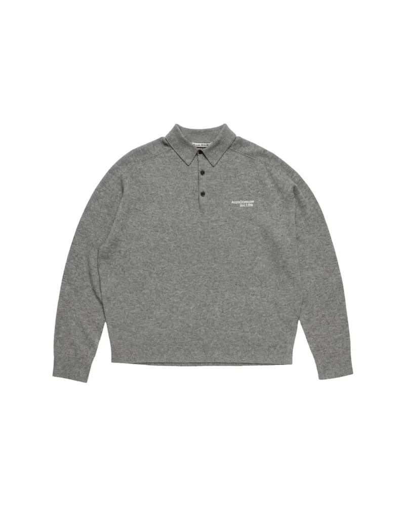 Acne Studios Herren Pullover aus Wolle Grau