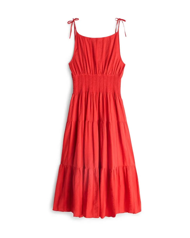 Tommy Hilfiger Damen Trägerkleid Rot