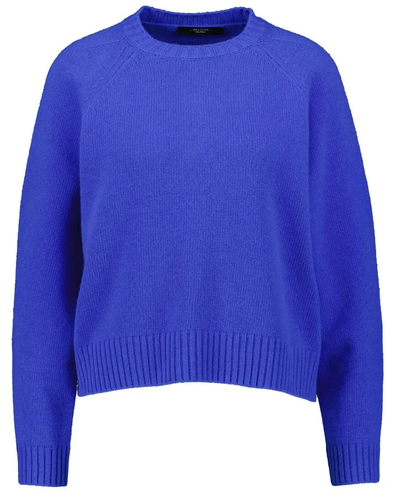 Max Mara Damen Strickpullover aus Wolle GABBIA Blau