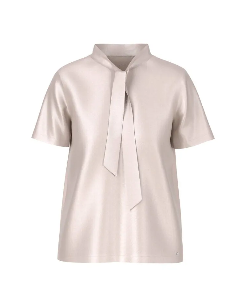 Marc Cain Damen Blusenshirt mit Schluppe Taupe