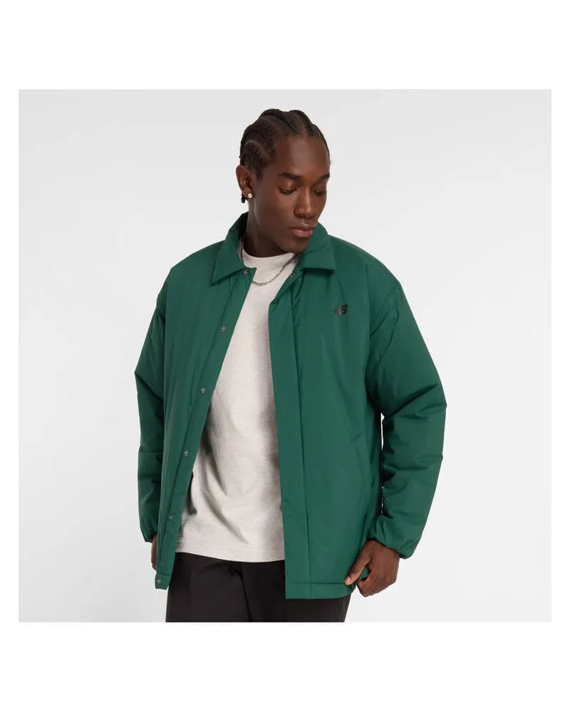 New Balance Herren Jacke COACHES Relaxed Fit Dunkelgrün