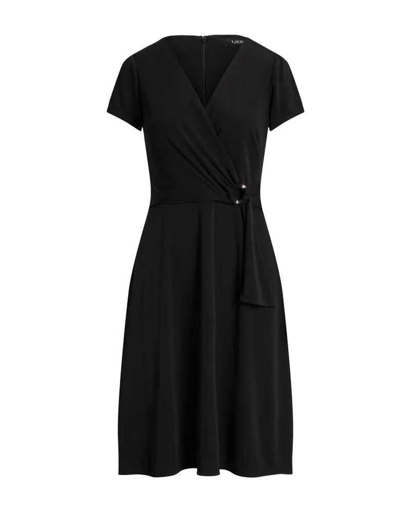 Ralph Lauren Damen Jerseykleid Schwarz
