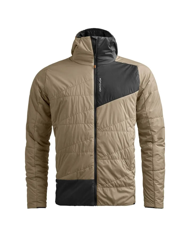 Ortovox Herren Isolationsjacke SWISSWOOL PIZ DUAN Regular Fit Taupe