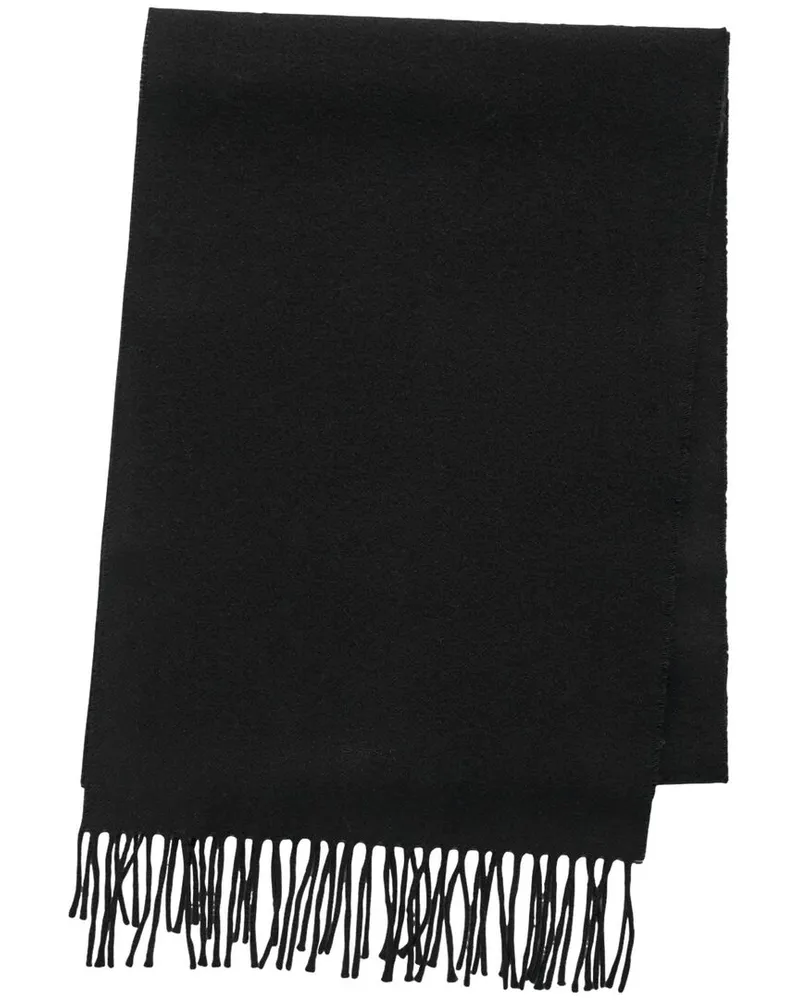 Gant Schal aus Wolle Schwarz