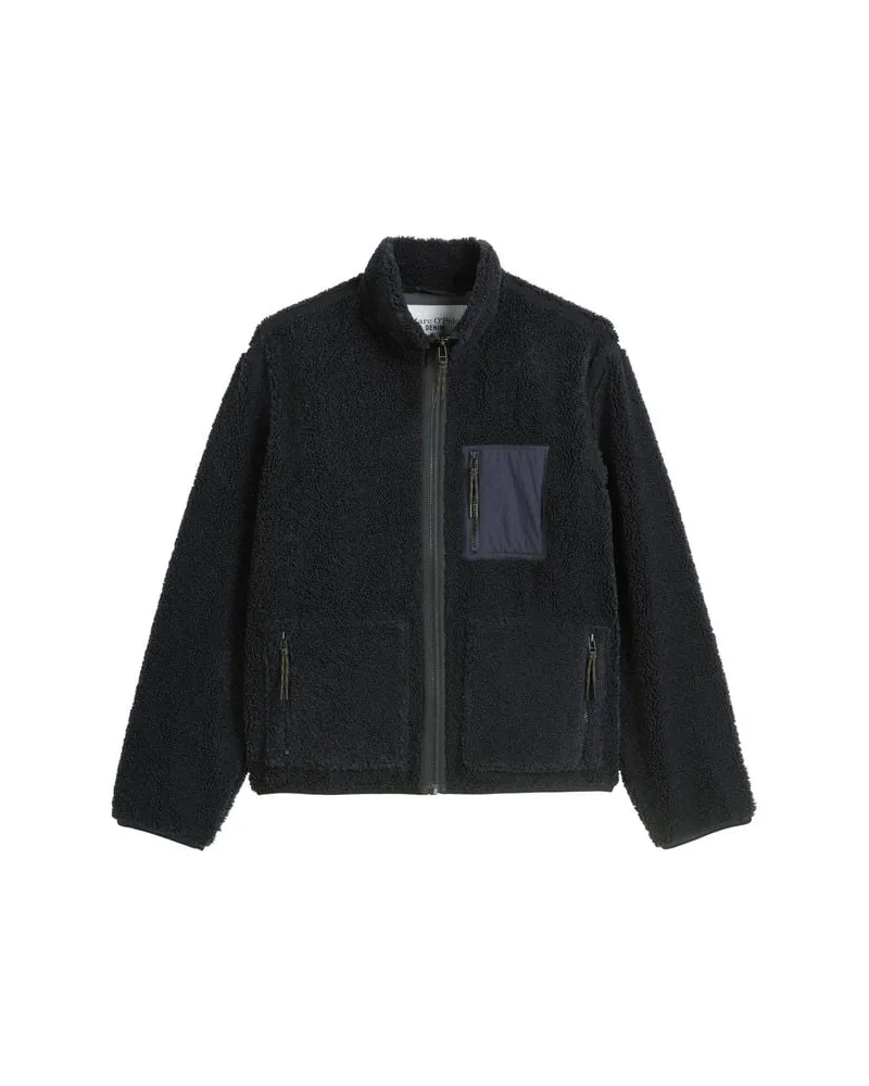 Marc O'Polo Herren Fleecejacke WOVEN Marine