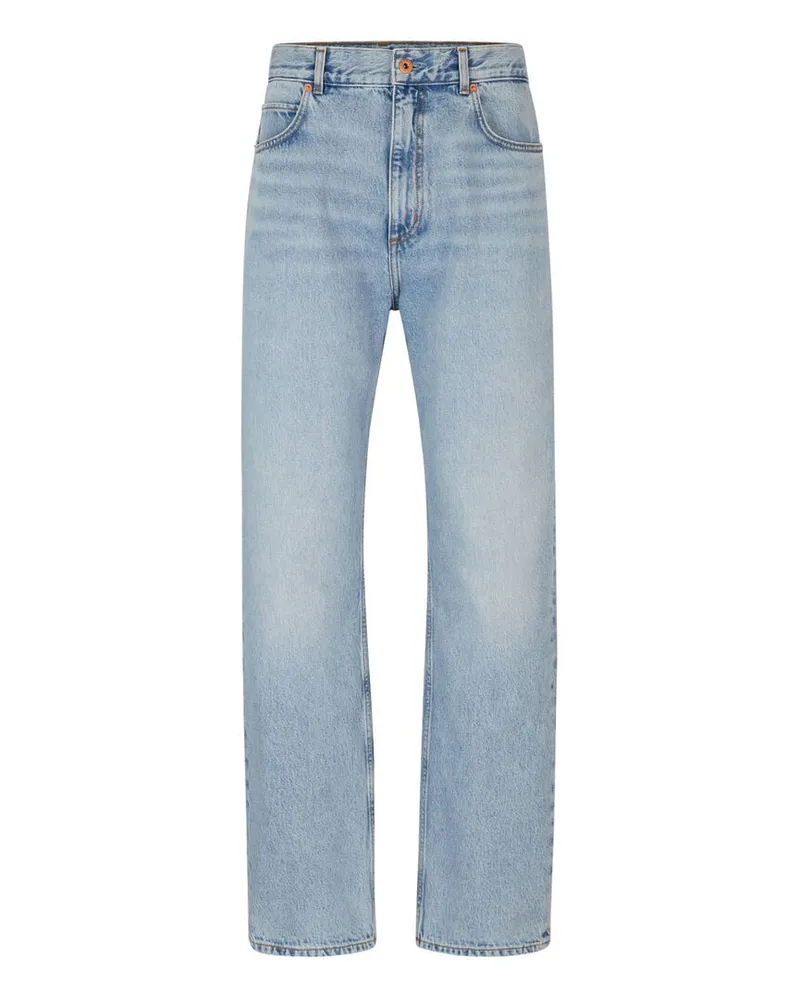 HUGO BOSS Herren Jeans Baggy Fit Aqua