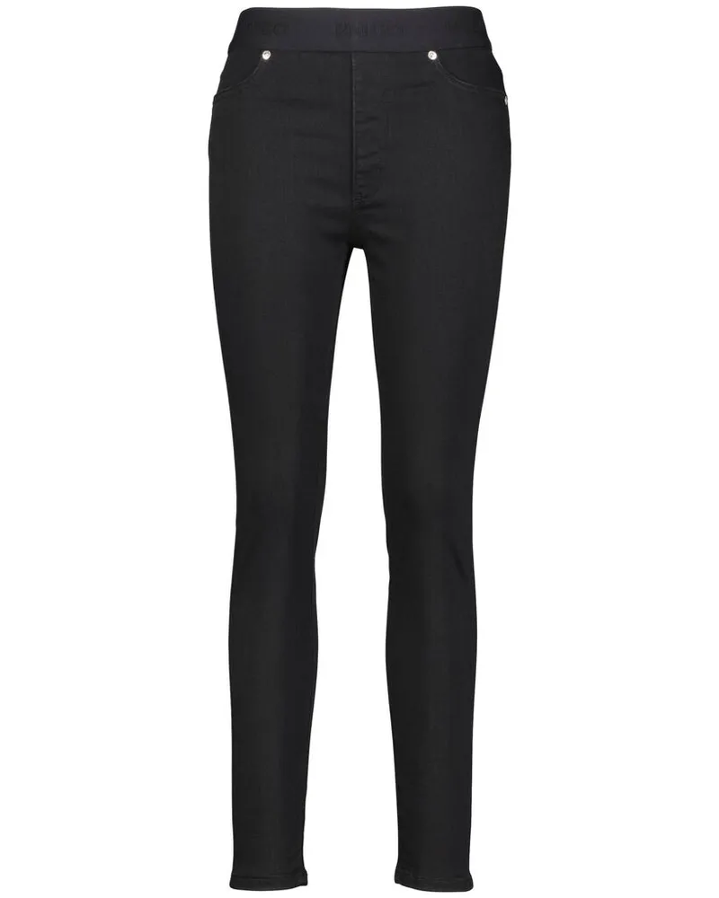 HUGO BOSS Damen Jeans Extra Slim Fit Schwarz