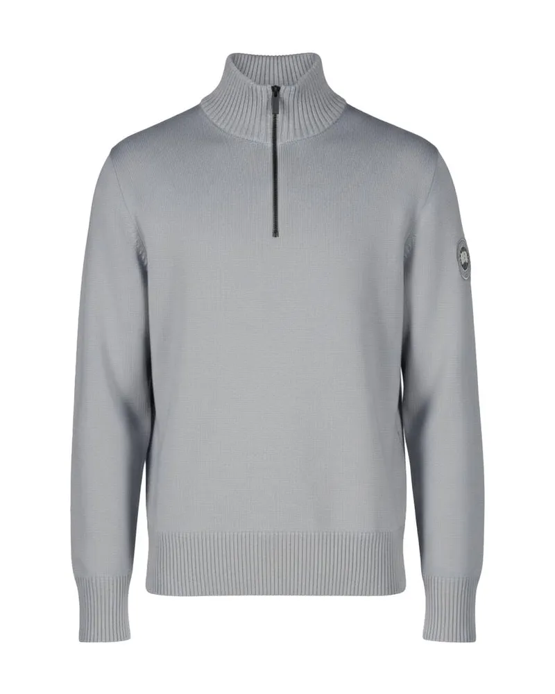 Canada Goose Herren Pullover ROSSEAU 1/4 ZIP Grau