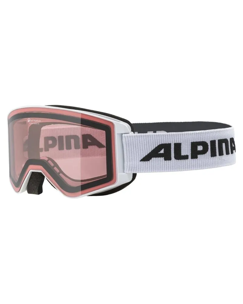 Alpina Watches Skibrille NARKOJA QUATTROFLEX Weiß
