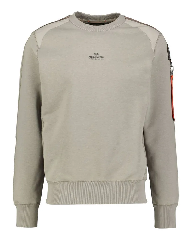 Parajumpers Herren Sweatshirt SABRE BASIC Silber