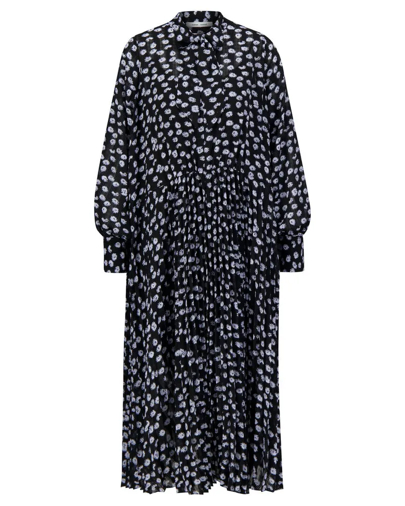 Samsøe & Samsøe Damen Midikleid DOROTHE DRESS AOP Marine