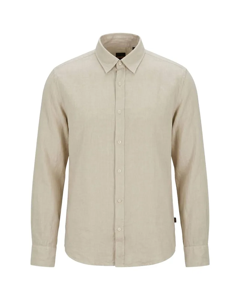 HUGO BOSS Herren Hemd RELEGANT Camel