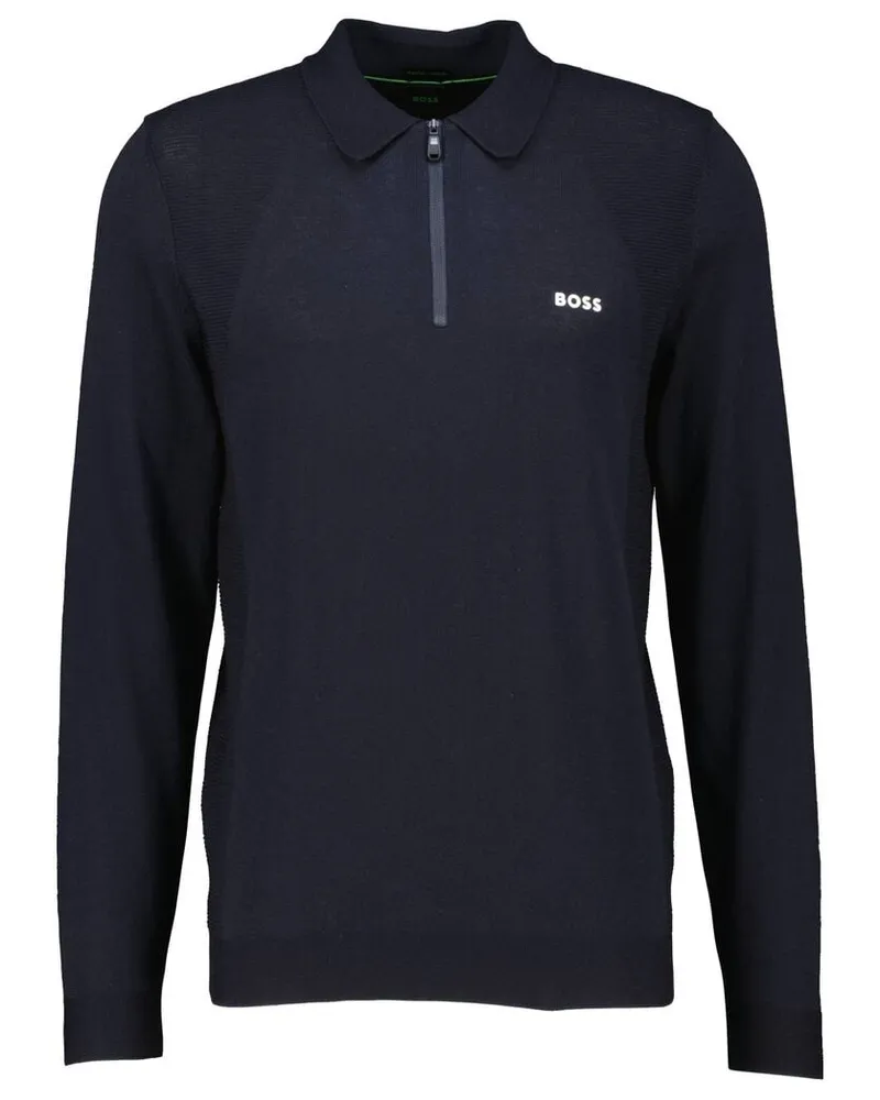 HUGO BOSS Herren Strickpullover MOMENTUM LITE Marine